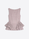Ruffled Peplum Top
