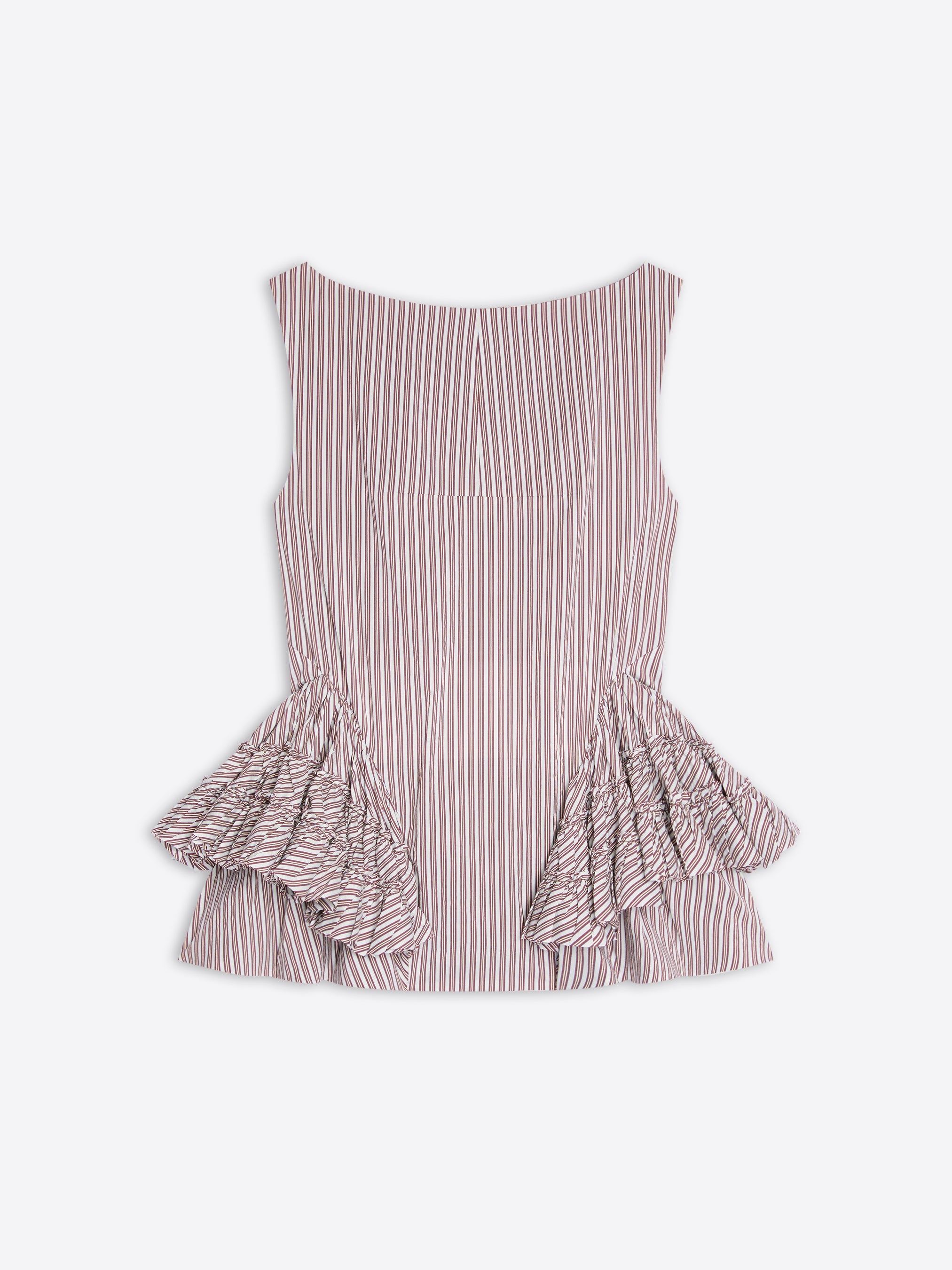 Ruffled Peplum Top