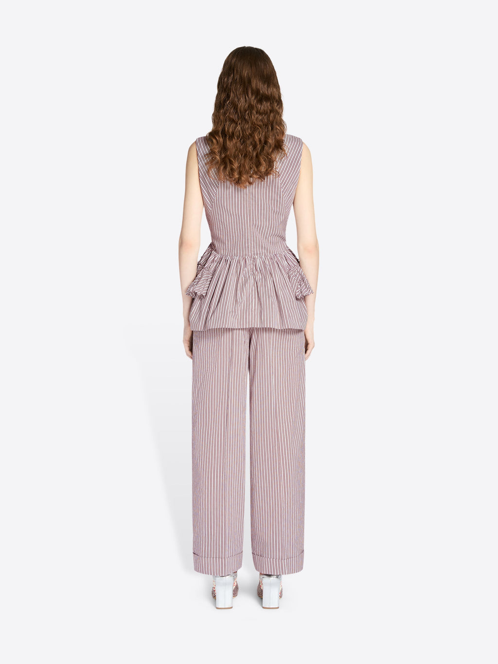 Ruffled Peplum Top