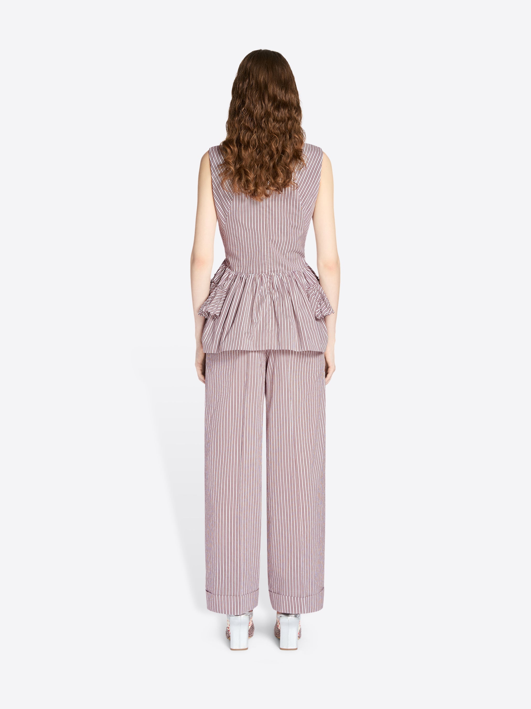 Ruffled Peplum Top