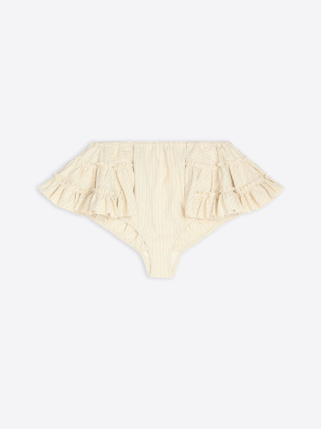 Ruffled Micro Shorts