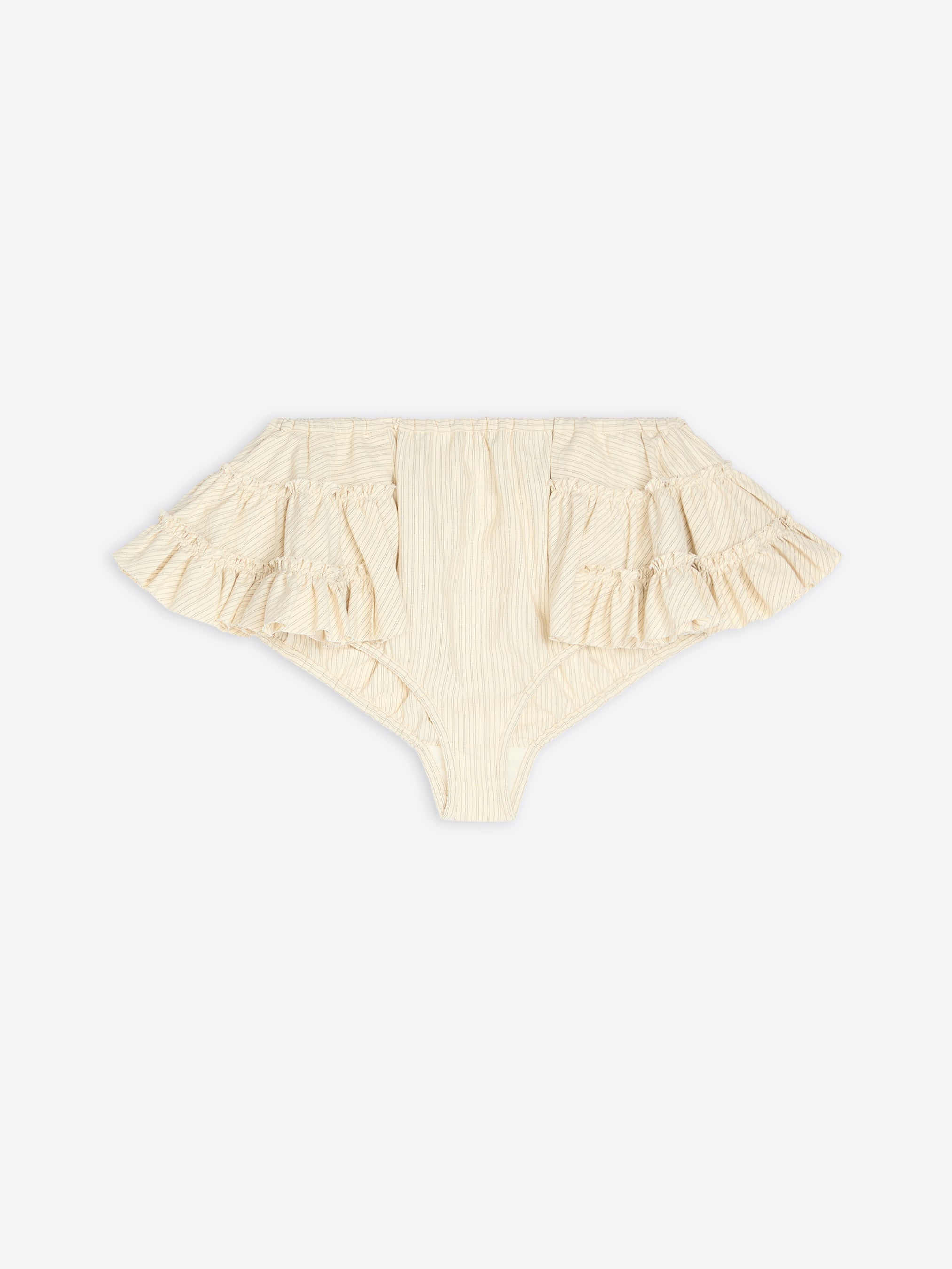Ruffled Micro Shorts
