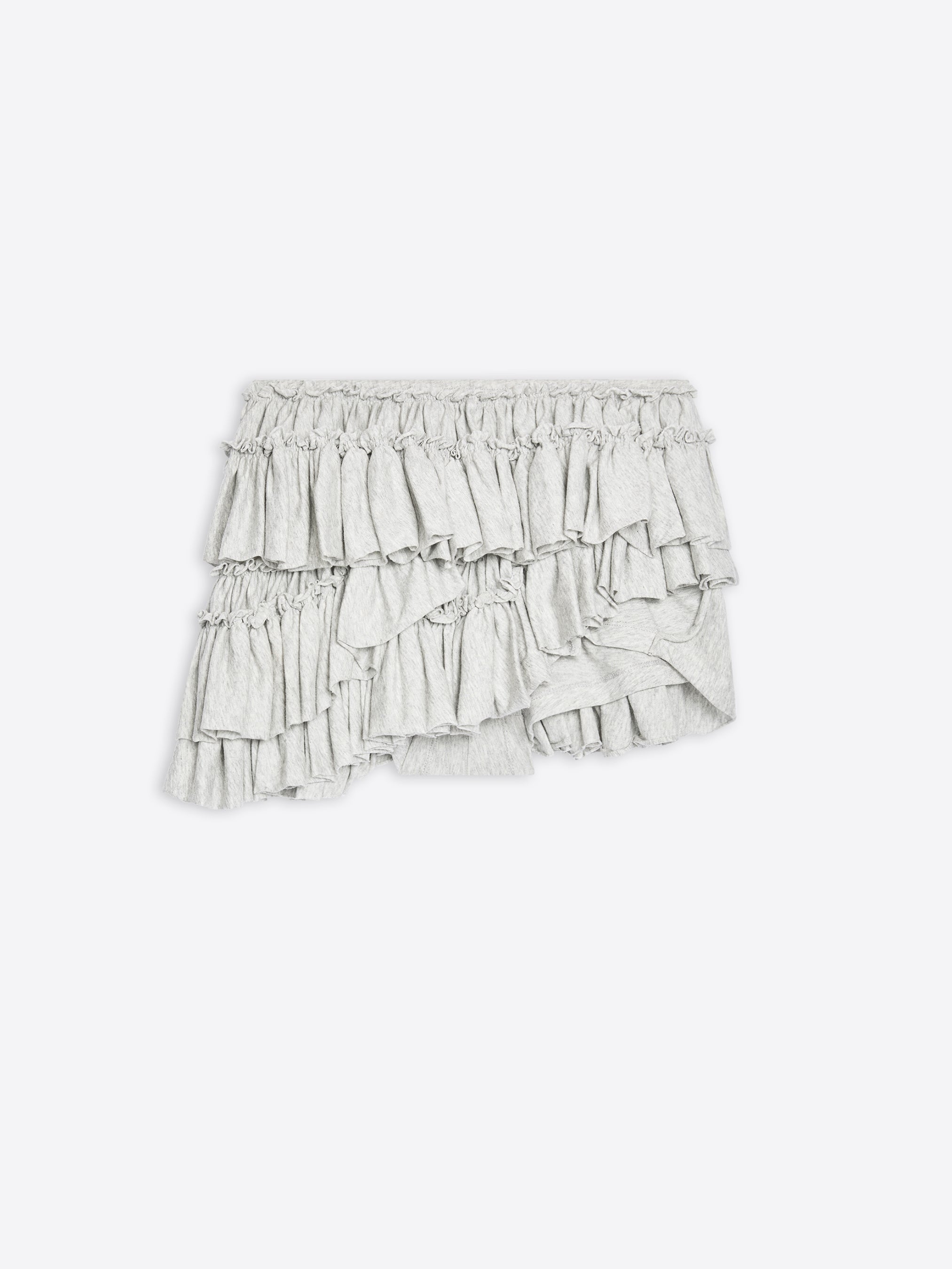 Ruffled Micro Shorts