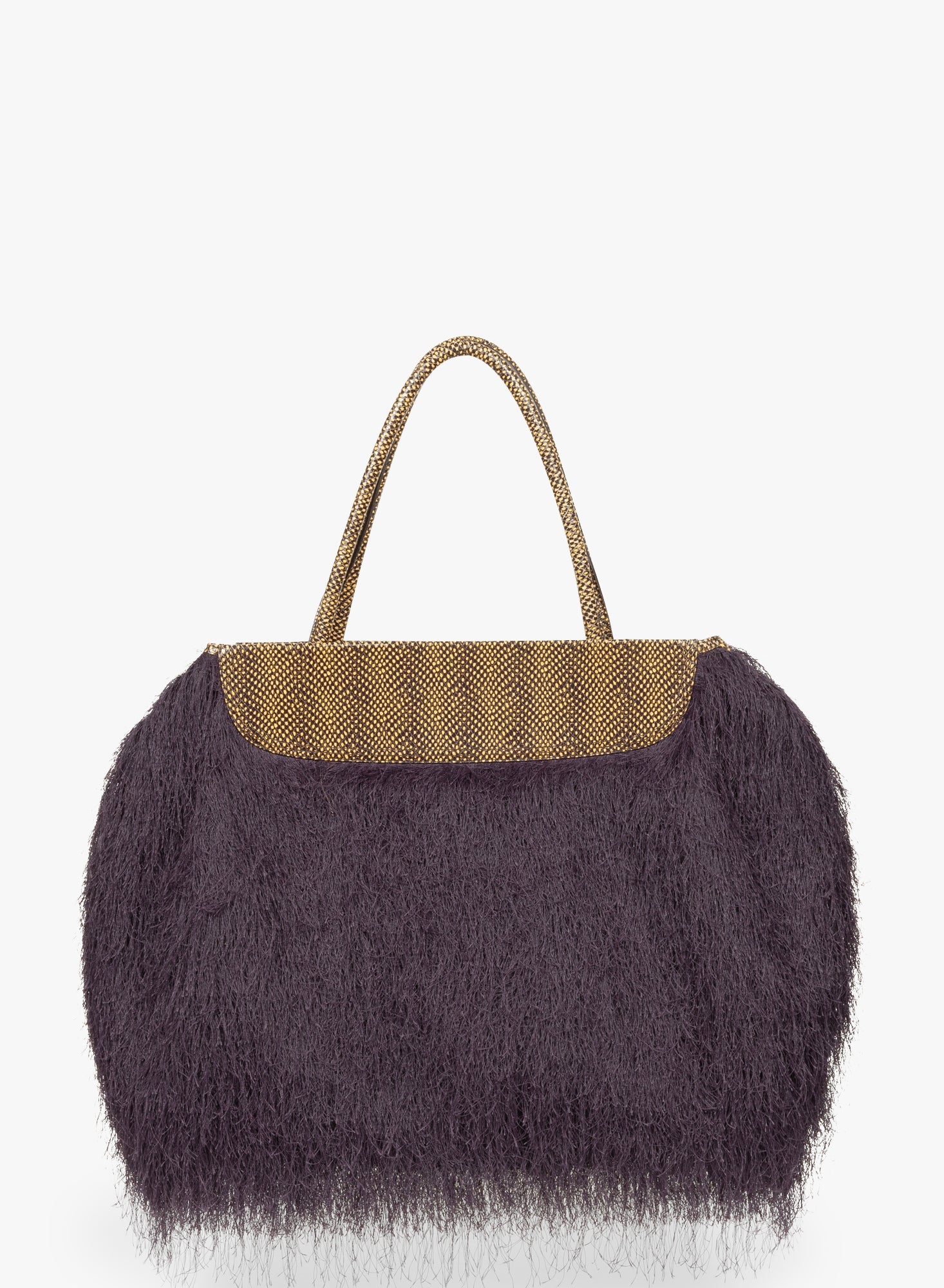Ruffled Shoulder Bag